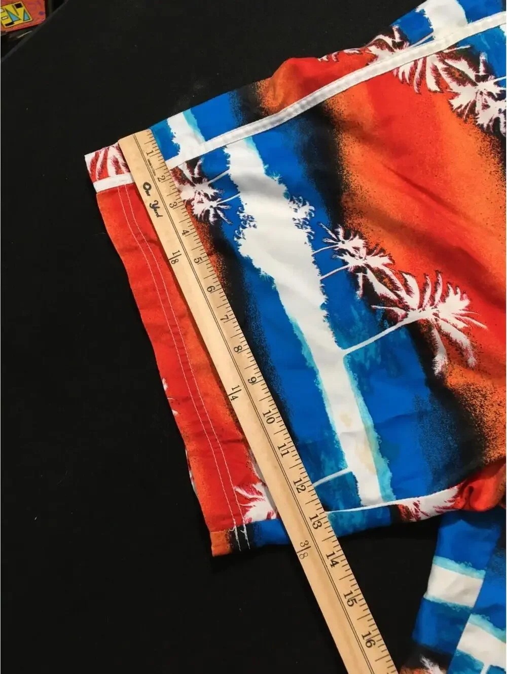 Joe Boxer Board Shorts Swim Trunks Mens Large palms tropical Lined - Picture 11 of 15